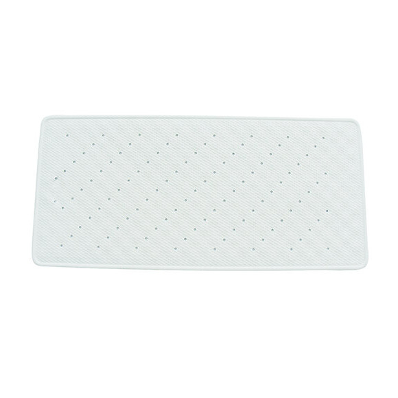 Fond de bain antidérapant Nuage L.75xl.35cm, blanc