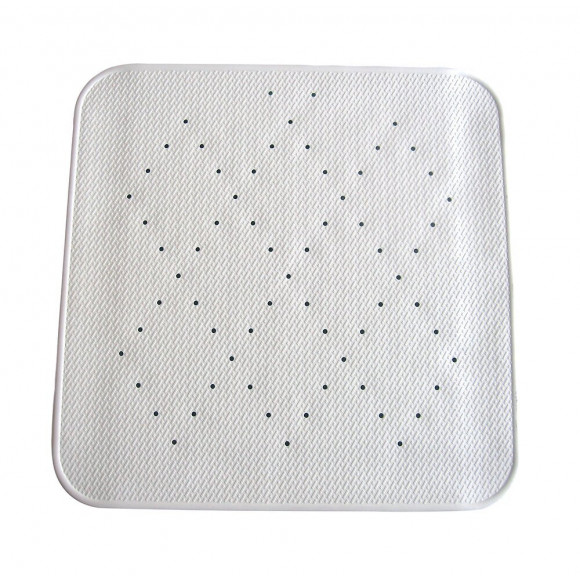 Fond de douche design L.54xl.54cm, blanc