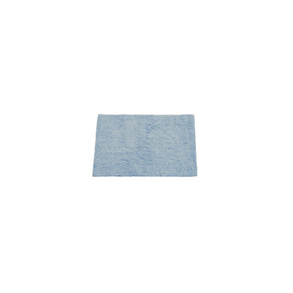 Tapis coton L.70x45cm, bleu ciel