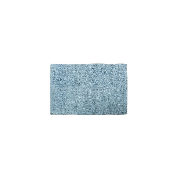Tapis coton L.70x45cm, bleu ciel