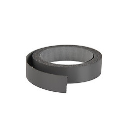 Chant mélaminé thermocollant 23mmx5ml gris anthracite