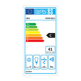 Hotte HBH Nero noire 60 cm