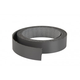 Chant mélaminé thermocollant 23mmx5ml gris anthracite