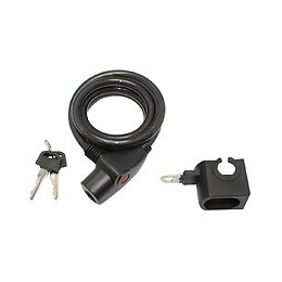 Antivol spirale à clé L.1.5m - d.10mm