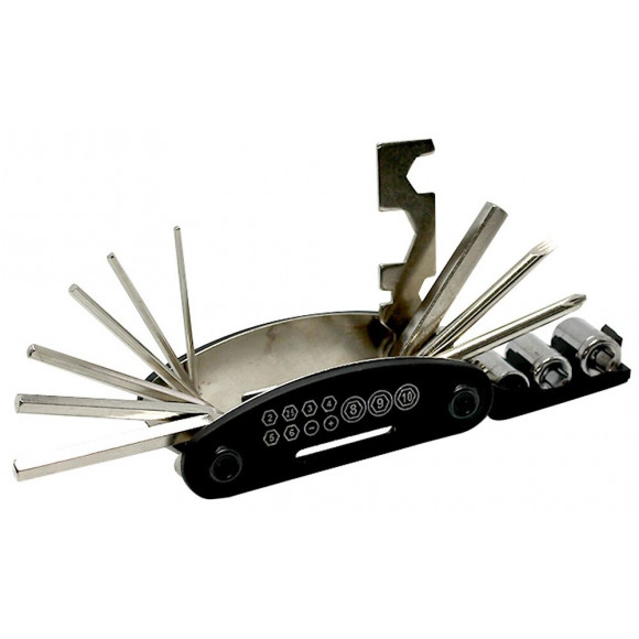 Multi-outils 15 fonctions 13 clés + 2 tournevis