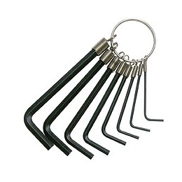 Jeu de 8 Clés hexagonales