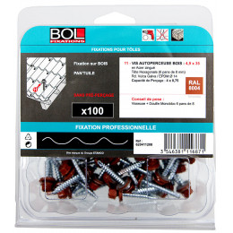 100 vis 4.9x35 RAL 8004