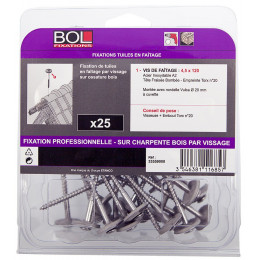 25 vis à bois pour faîtage