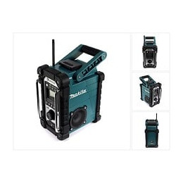 Makita Dmr 107 Z 7,2 - 18 V Radio De Chantier Sur Secteur Ou Batterie - Sans Accessoires, Ni Batteries, Ni Chargeur
