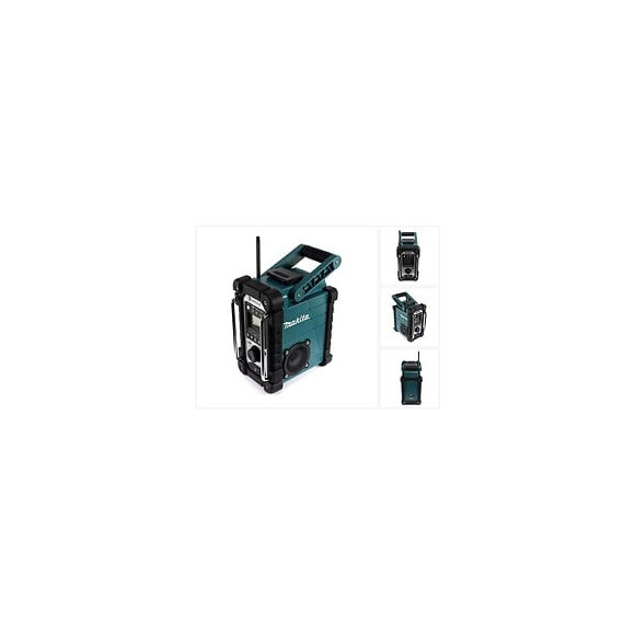 Makita Dmr 107 Z 7,2 - 18 V Radio De Chantier Sur Secteur Ou Batterie - Sans Accessoires, Ni Batteries, Ni Chargeur