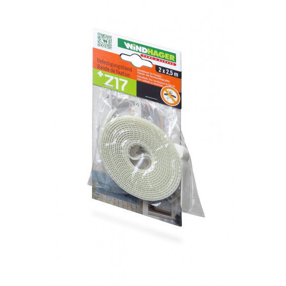 Bande de fixation de 20x250cm pour tulle de moustiquaire