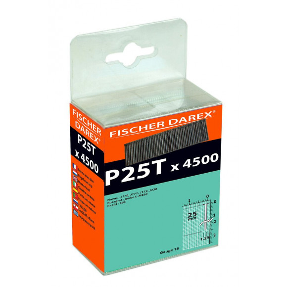 Pointes famille PT 25mm x4500 gros conditionnement