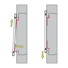 Kit cadre fenêtre alu RS 130x150cm