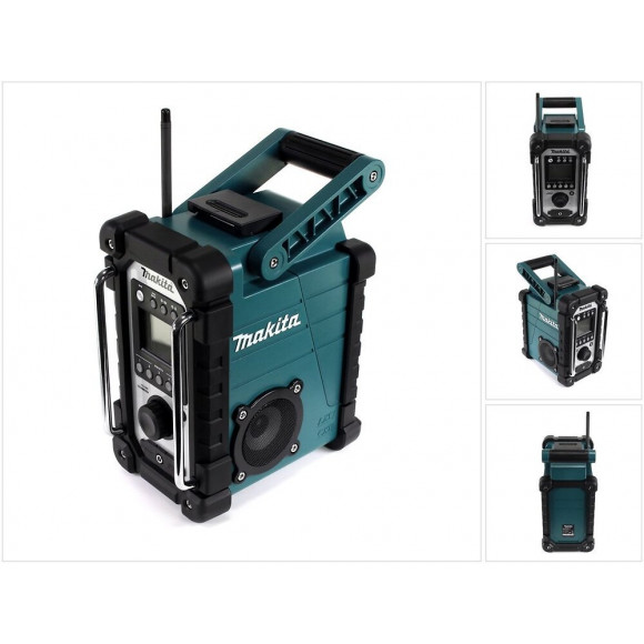 Makita Dmr 107 Z 7,2 - 18 V Radio De Chantier Sur Secteur Ou Batterie - Sans Accessoires, Ni Batteries, Ni Chargeur