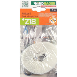 Bande velcro blanche 5m pour tulle moustiquaire