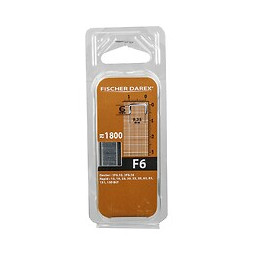 Agrafes type F 6mm x1800