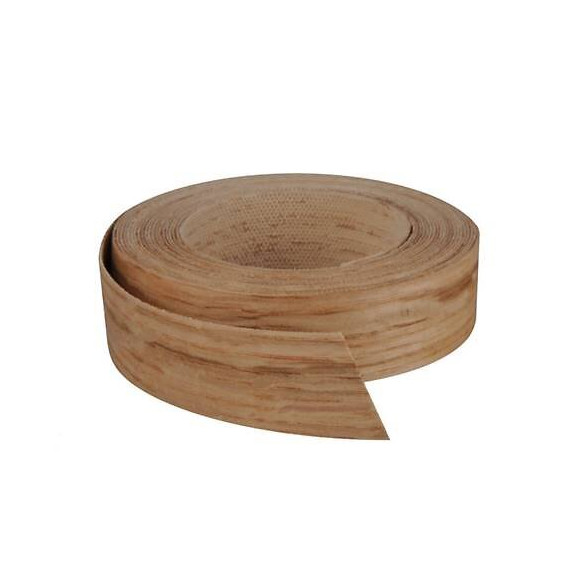 Chant thermocollant bois véritable 23mmx5ml chêne US