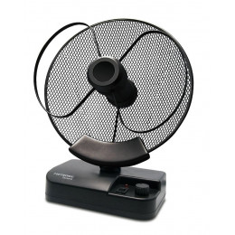 Antenne d'intérieur amplifiée FM-DAB+ 4K 59dB - noire