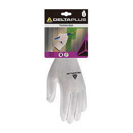 Gants travaux de precision blanc taille 9