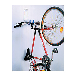 Crochet mural gainé pour 1 vélo Longueur 190mm Diamètre 16mm