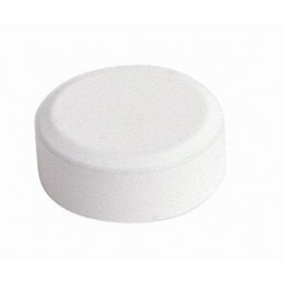 Jeu de 4 fixations pour miroir rondes blanc laqué