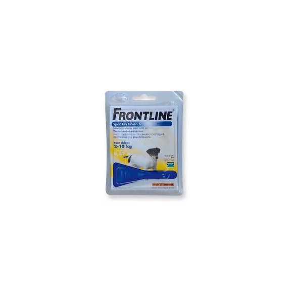 1 pipette antiparasitaire FRONTLINE Spot-On chien S 2 à 10kg