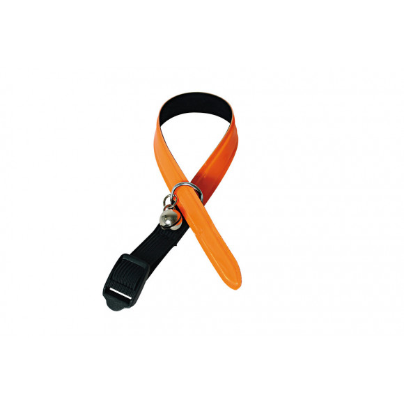 Collier pour chat MARTIN SELLIER Reflectite en plastique orange