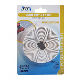Joint prêt à poser 41mmx3.35m blanc