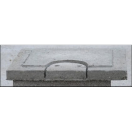 Couvercle pour regard 32x32cm