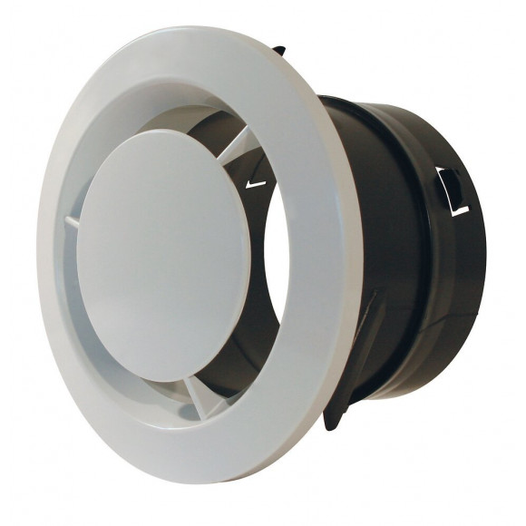 Bouche d'aération ronde pour cuisine Ø125 mm HBH
