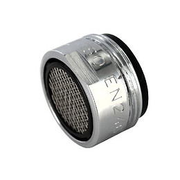 Aérateur mousseur chromé mâle 24x100mm