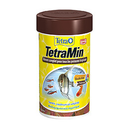 Aliment pour poissons tropicaux TETRA TetraMin flocons 100ml