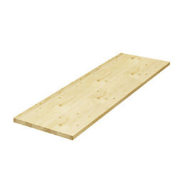 Tablette bois massif 2000x400x18mm Sapin