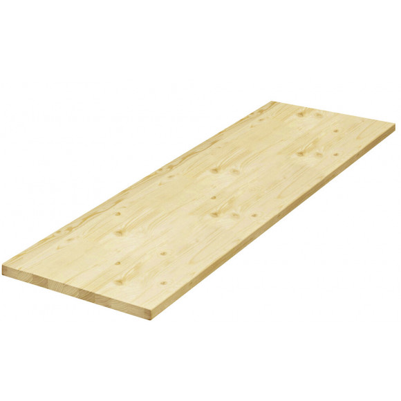 Tablette bois massif 2000x400x18mm Sapin