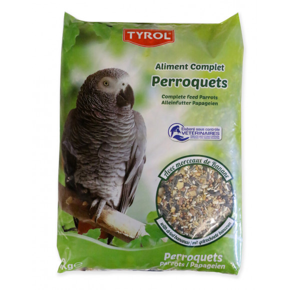 Mélange de graines TYROL pour perroquets sac de 3kg