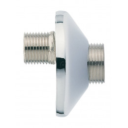 Raccord décalé de 10mm M15x21 - M20x27 avec rosace