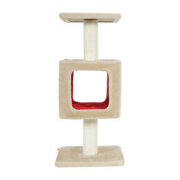 arbre à chat cube beige
