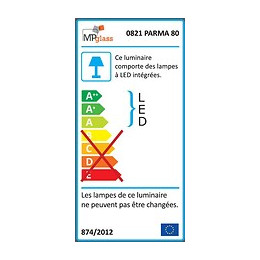 Spot LED de Salle de Bains Parma 80 Chrome