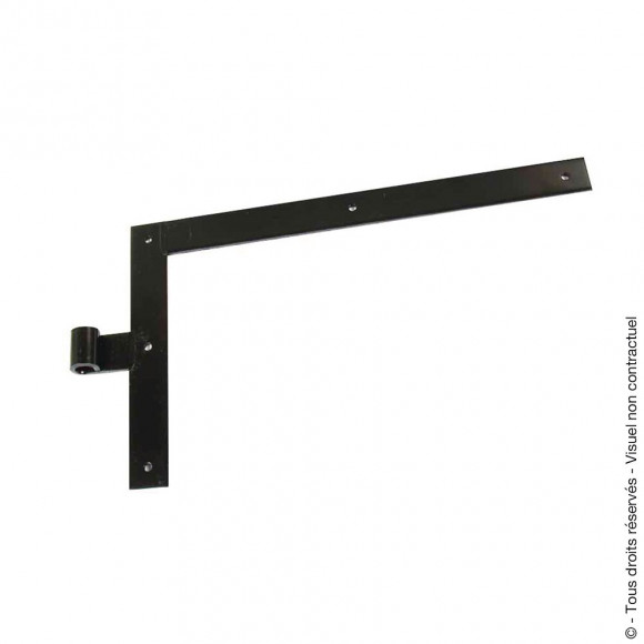 Penture équerre bout carré H.250xL.300mm