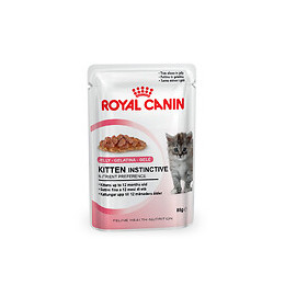 Aliment chat KITTEN SECOND AGE BOUCHEES EN GELEE CHATON DE 4A12 MOIS