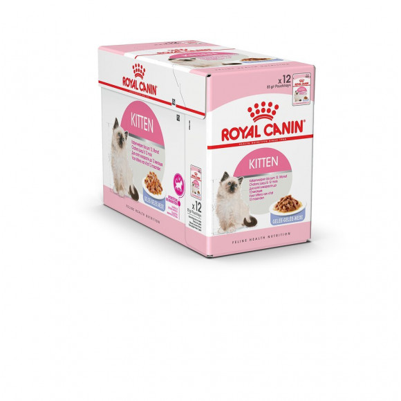 Aliment chat KITTEN SECOND AGE BOUCHEES EN GELEE CHATON DE 4A12 MOIS