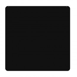 Plaque de sol pour poêle à bois noire 75x75cm
