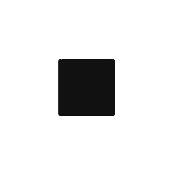 Plaque de sol pour poêle à bois noire 75x75cm