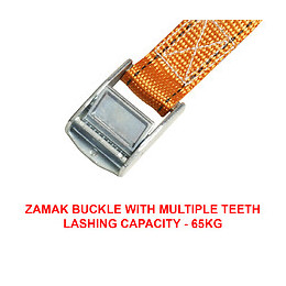 Sangle bagagère L.250xl.2.5cm, orange