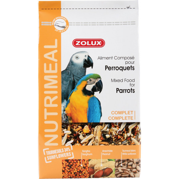 Aliments complets pour perroquets Nutrimeal 2.5kg
