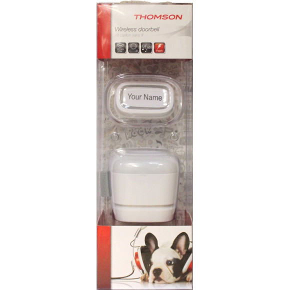 Carillon sans fil 200m - Portée 200m maximum -Fonction Flash THOMSON