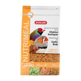 Aliments complets pour oiseaux exotiques ZOLUX Nutrimeal 2,5 kg