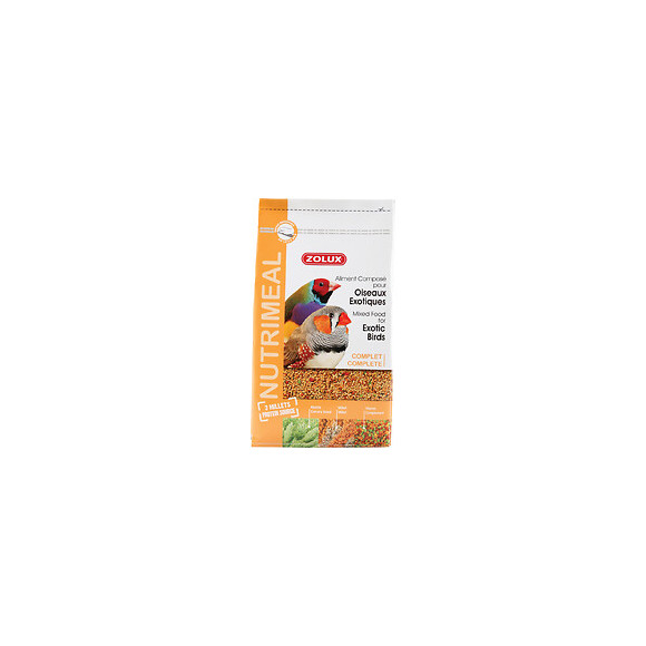 Aliments complets pour oiseaux exotiques ZOLUX Nutrimeal 2,5 kg