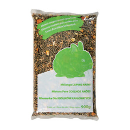 Mélange pour lapins nains 900grs