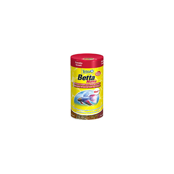 Aliments complets poissons exotiques TETRA Betta Menu 100ml